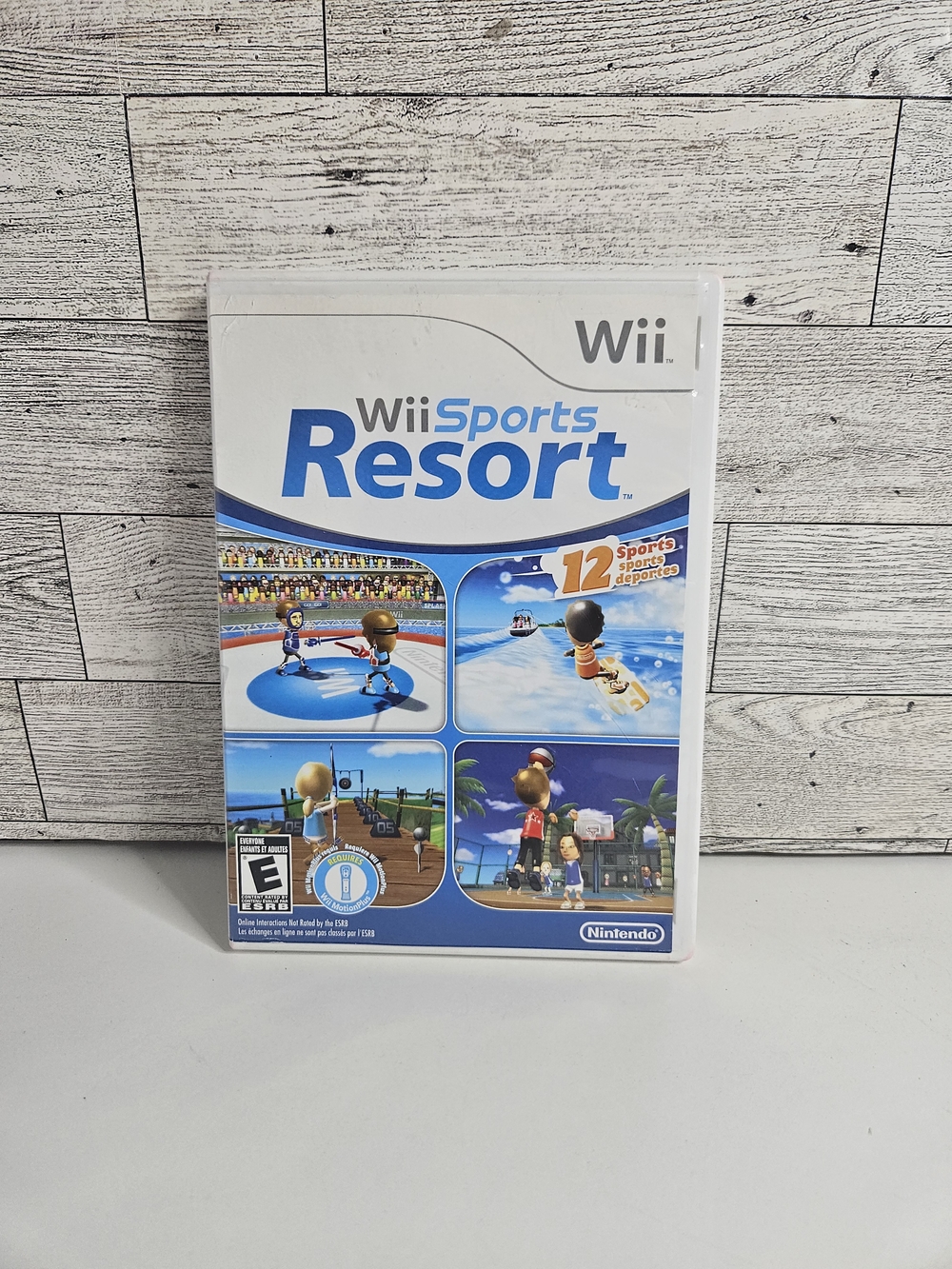 Nintendo Wii Sports Resort - White and Blue Game Case